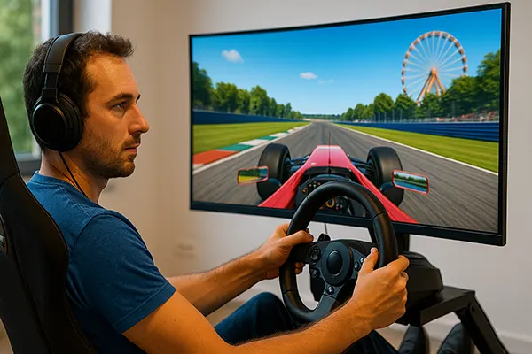 Conducteur en simulation