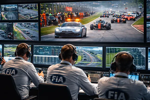 Virtual safety car signal